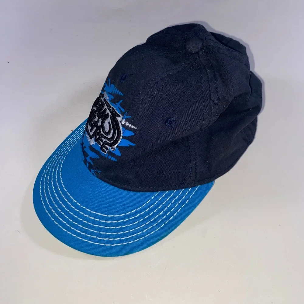 Team Realtree Youth Stretch Fit Baseball Cap Navy Blue Graphic Hat Embroidery